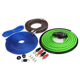 KnuKonceptz Kolossus 4 Gauge OFC Amplifier Installation Kit - Green