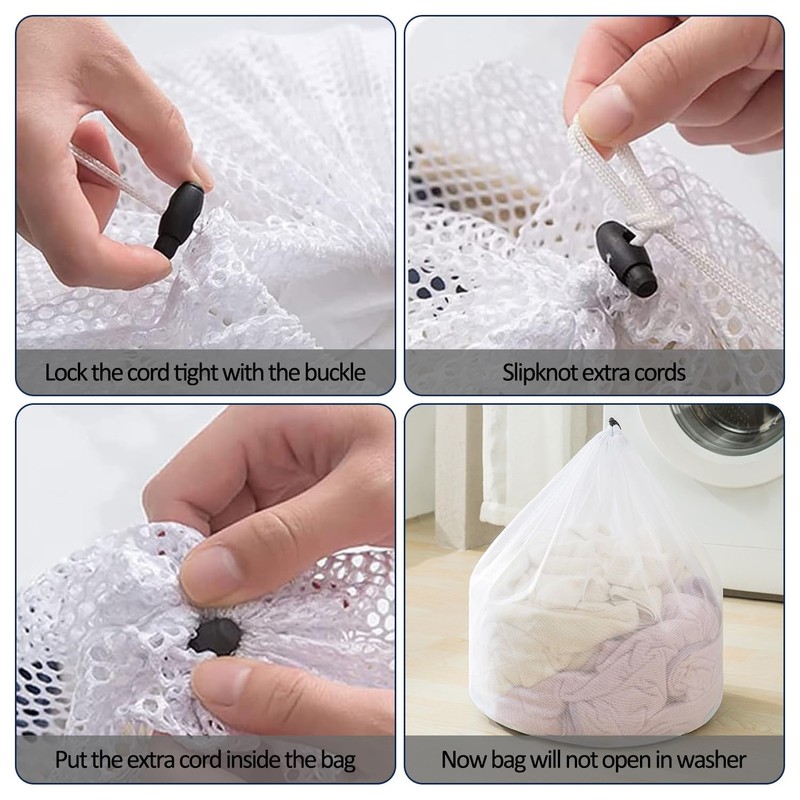 2 PCS Mesh shoe washing bag Mesh Laundry shoe Wash