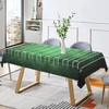 SIEDYCV Football Tablecloth, 52x70 Inch Green Grass Lawn Football Field