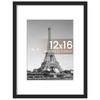 upsimples 12x16 Picture Frame, Display Pictures 8.5x11 with Mat or
