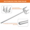 onlyfire 3 Inch Pork Puller, Upgraded Ultra-Sharp Stainless Steel Meat