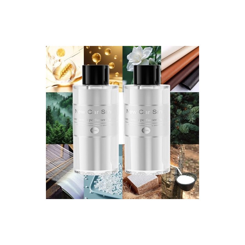 Car Air Freshener Refill Oil 2 Pack, New Car Scent