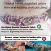 TEEMERRYCA Floral Print Dog Collar with Flower Charm - Durable