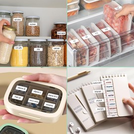 Teyomi Teyomi Case Compatible with NELKO P21, for NIIMBOT D110, for JADENS D110 Label Maker with 3 Roll Label Tape(Label Paper 1/2" x 1 1/2" (12mm X 40mm))-Hard Shell Storage Bag-Green