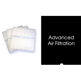 Furnace - Air Handler - HVAC Air Filter Media Roll Biosponge Plus MERV 8 Polyester Media - 1 inch x 25 inch x 5 Foot - Cut to Size