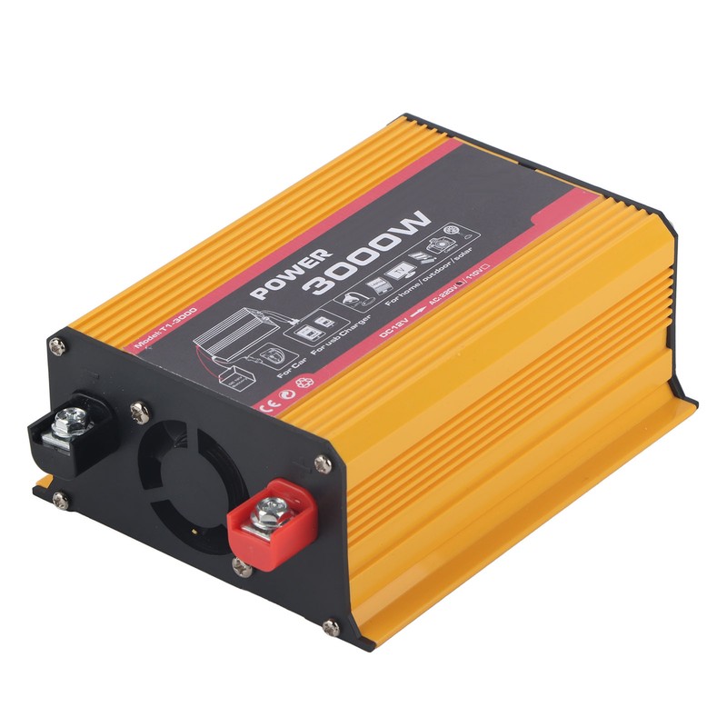 Car Inverter 3000W Dual USB Auto Power Converter Modified Sine