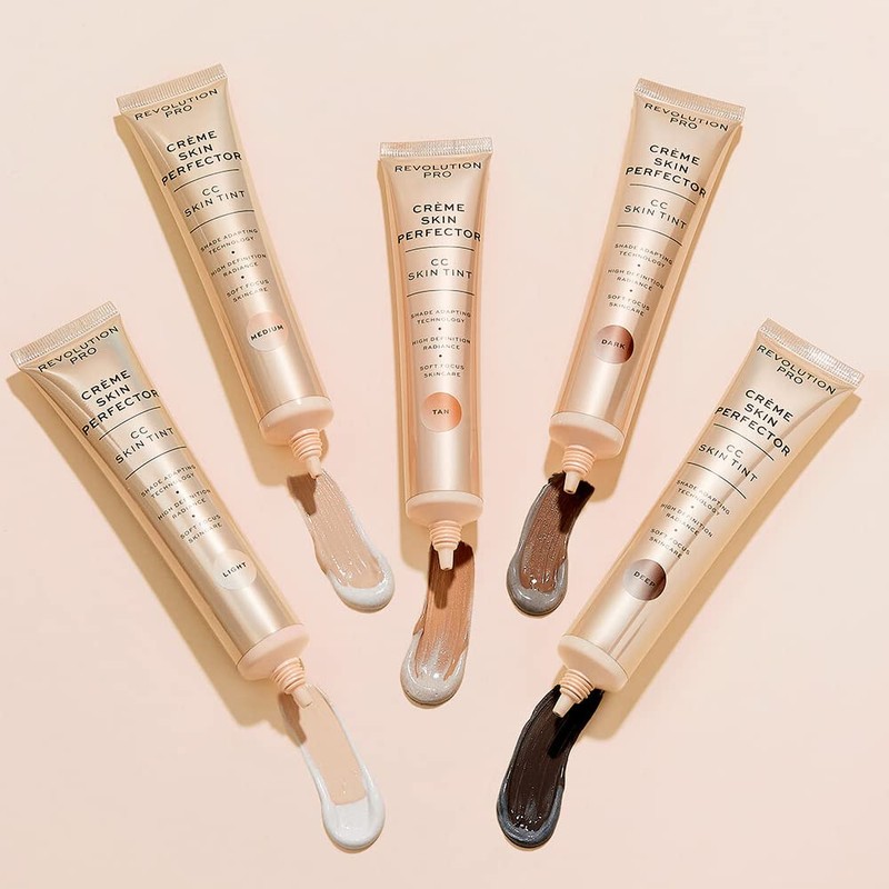 Revolution Beauty London Pro, CC Perfecting, Skin Tint, Foundation, Tan,