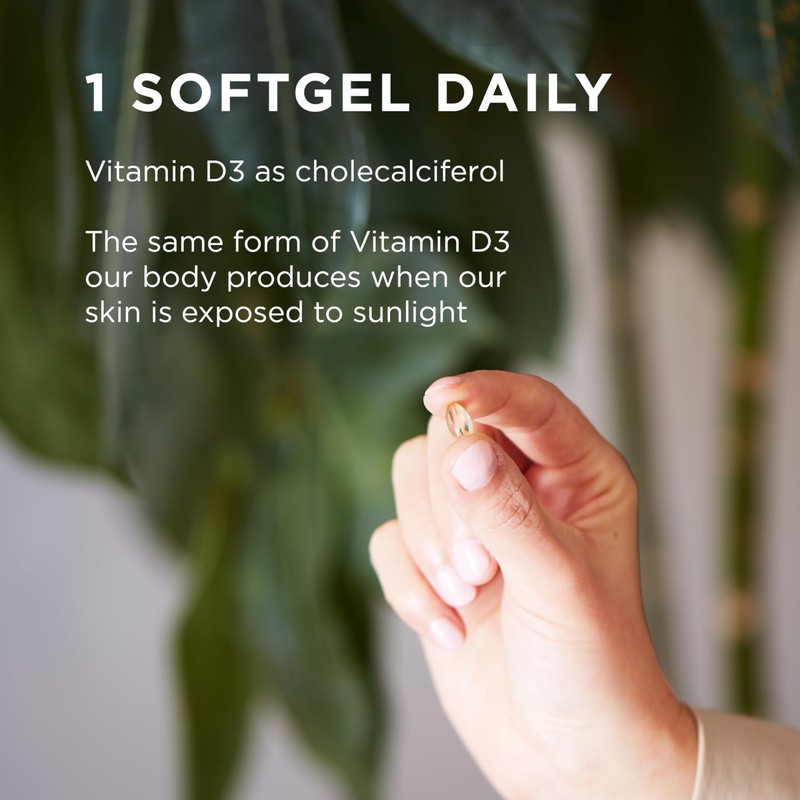 Solgar Vitamin D3 (Cholecalciferol) 250 MCG (10,000 IU), 120 Softgels