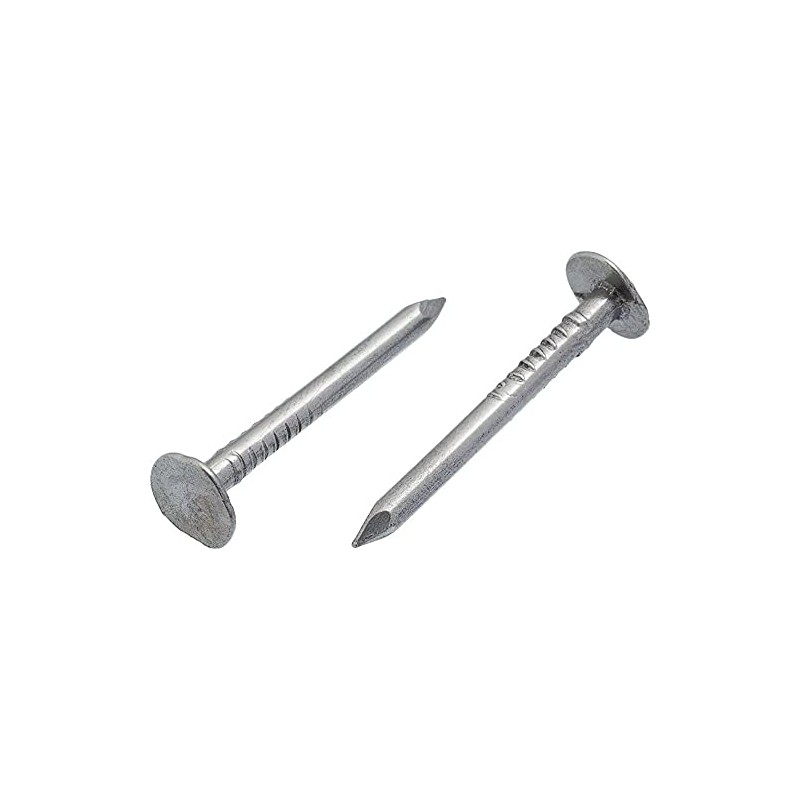 3mm x 40mm Steel Roof Nails Large Head Felt Clout