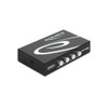 DELOCK 87634 Switch 4-port USB Manual Black