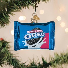 Old World Christmas Oreo Double Stuf Cookies Glass Ornament for Holiday Tree