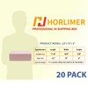 HORLIMER 12x9x4 inches Shipping Boxes Set of 20, Pink Medium