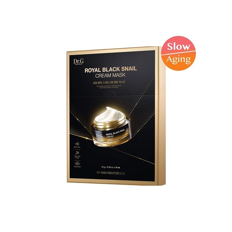 Dr.G Royal Black Snail Cream Mask 16g 5 sheets special
