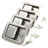 Yiponyt 4Pcs Stainless Steel Trailer Paddle Door Latch Handle Rv