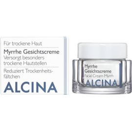 ALCINA Myrrhe Gesichtscreme - 1 x 50 ml - Trockene Haut - Versorgt besonders trockene Hautstellen - Reduziert Trockenheitsfältchen