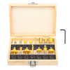 Router Bits Set 1/4 Inch Shank - BAIDETS 15 Pcs
