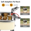 LakeForest Portable Camping Stove Gas Cooking Burner Propane Butane Burner