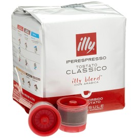 illy Coffee, Classico Espresso Coffee Capsules, Medium Roast, 100 Percent Arabica Coffee Beans, 18 Capsules