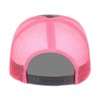 Lids Blank Slam Dunk Trucker Adjustable Snapback Hat, Charcoal/Neon Pink