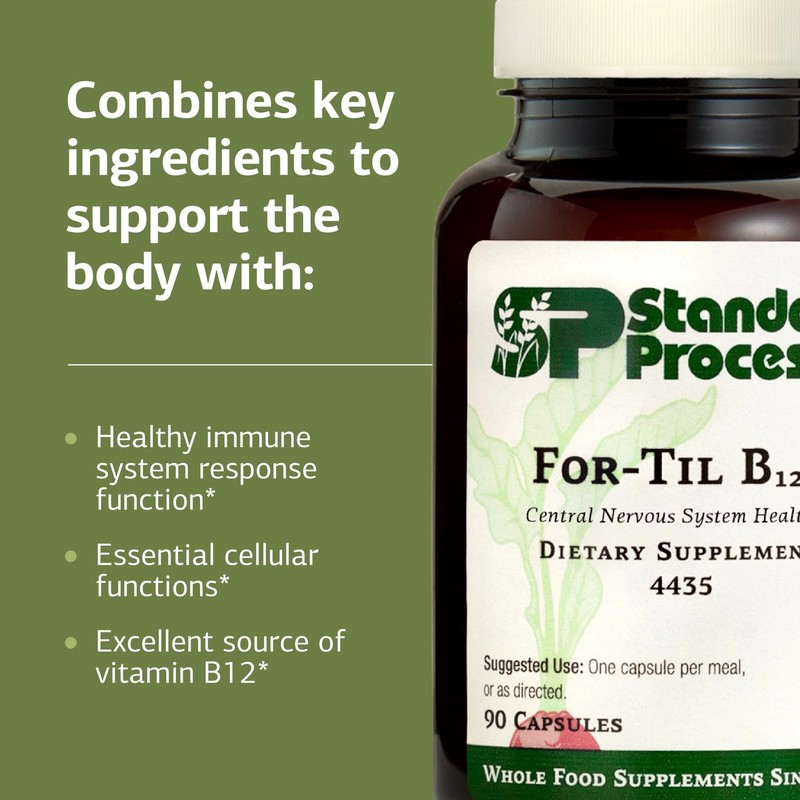 Standard Process - for-Til B12 - Vitamin B12 Supplement for