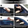 Mengjiesi Side Window Visor 6 Piece Set for Toyota RAV4
