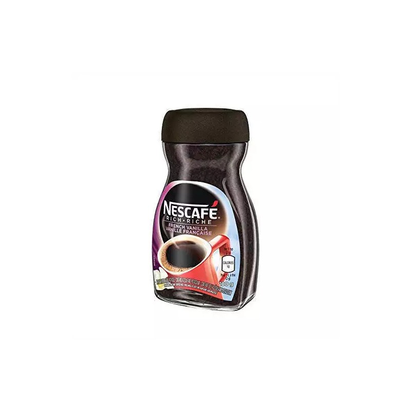 NESCAFE Rich French Vanilla, Instant Coffee, 100g Jar {Imported from