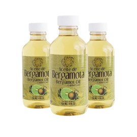 3 Aceites de bergamota 120 ml marca Lenico Estimula Crecimiento Cabello Barba y Bigote Hidratante
