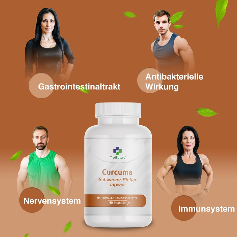 Turmeric Capsules 650 mg with Black Pepper 10 mg and