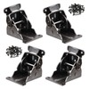 4 Pack Folding Table Leg Brackets Heavy Duty, Self Locking