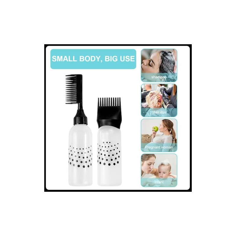 Hair Dye Applicator Kit, 4 Piece Set with Massage Brush,