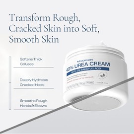 Morovan Urea Cream for Feet: 150g Foot Cream for Dry Cracked Heels Deep Moisturizing Universal for Men & Women