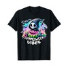 Retro Ghost Summerween Vibe Watermelon Ghost Summer Skeleton T-Shirt
