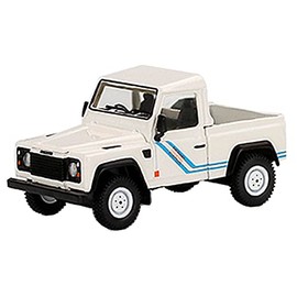 Mini GT Rover Defender 90 Pickup White RHD 1/64 Scale Diecast Collectors Model MGT00338-R