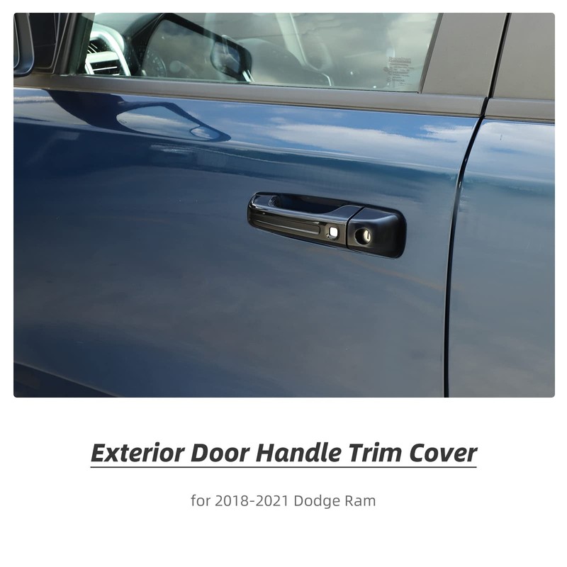 Hoolcar Exterior Door Handle Covers Outside Doorknob Cover for 2018-2024