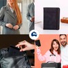 Bluelander Porta Pasaporte, con Protección RFID, Porta Pasaporte y Visa,
