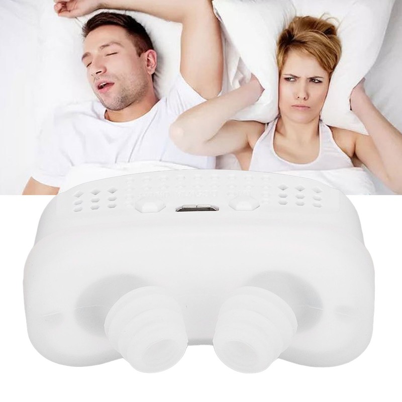 Electric Prevent Snoring Device Improve Sleep Quality Silicone Strap Snoring
