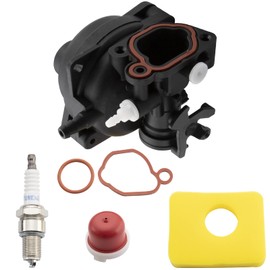 FanPaYY Carburettor Lawn Mower Motor Replacement Kit for Briggs & Stratton with O-Ring Washer 799583 591160 593261 591110 300E 450E 500E Series