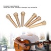 6PCS Guitar Bridge Pin Copper Acoustic Guitar Bridge Pins Peg