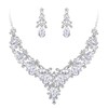 EVER FAITH Mujer Sets de Joyería Cristal Austríaco Elegante Boda