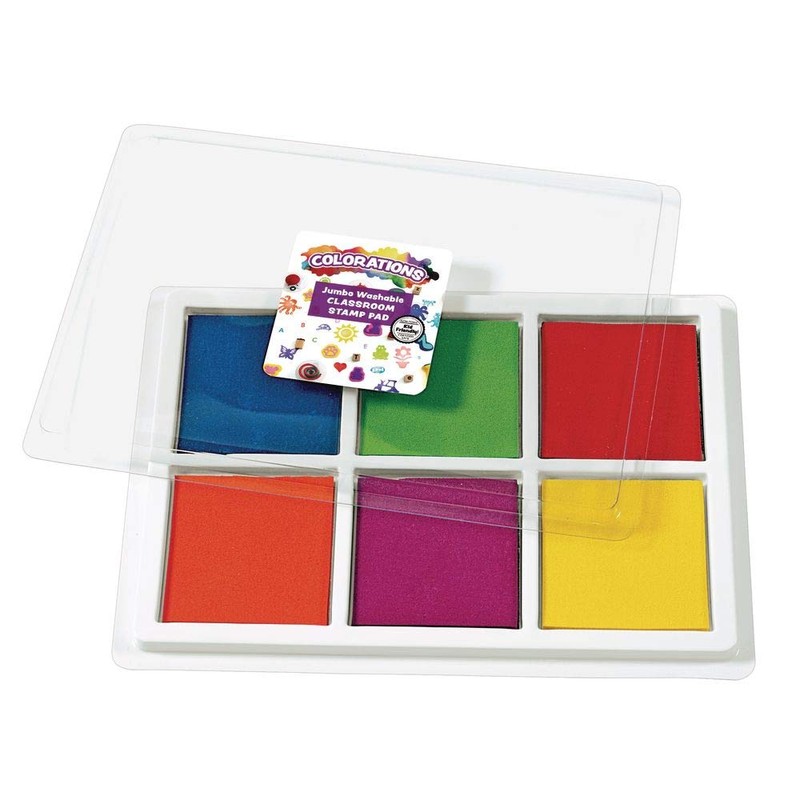 Colorations BIGSTAMP Jumbo Washable Classroom Stamp Pad