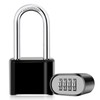 Heavy Duty Combination Padlock Weatherproof Outdoor Padlocks Long Shackle Code