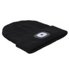 LED Beanie Hat Adjustable Brightness USB Rechargeable Soft Warm Knitted
