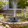 3.5W Solar Fountain Pump with LED Light – Floating Garden