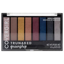 COVERGIRL TruNaked Queenship Eyeshadow Palette, 8 Shades, Flawless Look, 1 Pack , Matte , Shimmer , Lush , Smooth, Blendable, Rich Payout