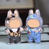 2Pcs Acrylic Display Case for 6.9 Inch Plush Figure Dolls,Transparent
