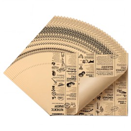 50 Pcs Greaseproof Baking Paper Sheets