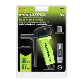 Flexzilla X3 Blow Gun with Quiet-Flo Safety Nozzle, ZillaGreen - AG1102FZ