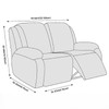 NORTHERN BROTHERS Loveseat Cover - Jacquard Reclining Cover for 2