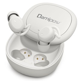 Damipow L39 Invisible Sleep Earphones, Wireless Sleep Earbuds for Side Sleepers, Bluetooth 5.3 Mini Sleep Headphones Noise Blocking, Tiny Comfortable Headphones for Sleeping Work Workout
