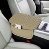 Upgraded Car Middle Center Console Cover,Microfiber Leather Car Armrest Cover